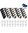 20 pcs. spot encastrable LEDlife Inno88 extérieur - Incl. 6W GU10, blanc, IP44, approuvé pour isolation
