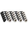 Lot de 20 spots encastrables GU10 Inno88 Extérieur - Blanc, IP44, certifié pour contact avec l'isolation