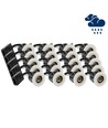 Lot de 20 spots encastrables GU10 Inno88 Extérieur - Blanc, IP44, certifié pour contact avec l'isolation