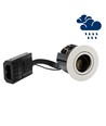 Lot de 10 spots encastrables GU10 Inno88 Extérieur - Blanc, IP44, certifié pour installation en contact avec l'isolant