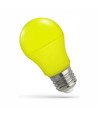 Ampoule LED jaune E27 4,9W - A50, dépolie