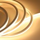 5m 7,5W/m AnyCut Neon Flex 10x10 Ruban LED Blanc chaud - 12V DC, sans distance de coupe