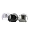 Applique murale Up/Down 6W ovale - 3000K, Blanc, Angle de diffusion réglable