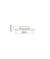 Ruban LED 5m 4,8W/m - 24V DC, 11000K, IP20, 60 LED par mètre