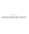 Ruban LED 5m 9,6W/m - 12V DC, 11000K, blanc extra froid, 120 LED par mètre