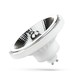 Spot LED GU10 10W dimmable - AR111, blanc, angle de diffusion 20°