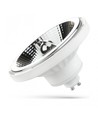 Spot LED GU10 10W dimmable - AR111, blanc, angle de diffusion 20°