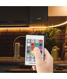 Contrôleur RGBW Sync avec télécommande RF 24 touches - 12V/24V, 4 canaux, synchronisation RJ45, IP20