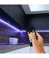 Contrôleur LED WiFi avec télécommande, 12V/24V - Smart Life, Google Home, CCT/RGB, 72-144W