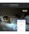 Contrôleur LED WiFi avec télécommande, 12V/24V - Smart Life, Google Home, CCT/RGB, 72-144W