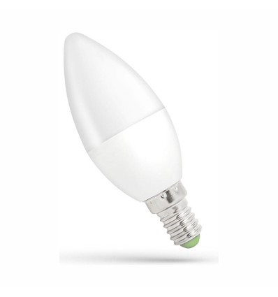 Ampoule LED flamme E14 1W - 6000K (Blanc froid)