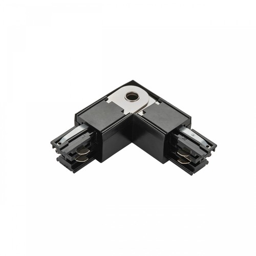 Connecteur en L triphasé SPS-2, réglable - Noir, IP20, aluminium, pour rail