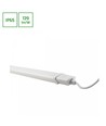 Réglette LED 120cm 36W avec fiche et interrupteur - IP65, câble 2m + fiche, marche/arrêt