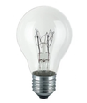 Ampoule à incandescence 100W E27 claire - 1050 lm, dimmable, A55