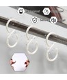 50 crochets pour montage de bande LED 230V - trou Ø23mm, pour 50m