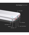 Powerbank 10000mAh, 22.5W - Ultra slim, aluminium, blanc, fast charger