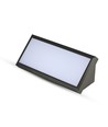 Applique murale LED 12W - IP65, 1250lm, 110 degrés, extérieur, corps gris/noir