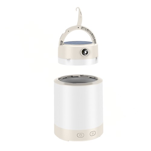 Lampe de camping portable Lumina Campo avec cellules solaires - RGB+CCT, powerbank, rechargeable, dimmable