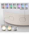 Lampe de camping portable Lumina Campo avec cellules solaires - RGB+CCT, powerbank, rechargeable, dimmable