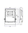 Projecteur 10W RGB+CCT Zigbee/Hue - Lampe de travail, compatible Hue