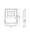 Projecteur 60W RGB+CCT Zigbee/Hue - compatible Hue, lampe de travail