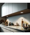 Lot de 3 spots pour meubles Reco68 - Or, avec alimentation incluse