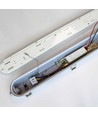 Réglette 150cm 60W HiCRI, câblage traversant - IP65, RA90, sans scintillement