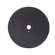 Base noire pour éclairage de façade Piatta 12W - Ø30cm, hauteur 3cm, ronde, noire, accessoire pour la série Piatta