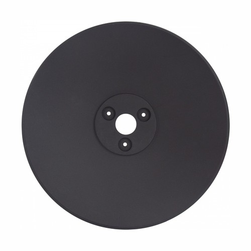 Plaque pour applique murale Spectrum - Ø30cm, hauteur 3cm, ronde, noir