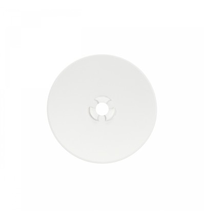 Base Piatta pour luminaire Piatta 9W, blanc - Ø24cm, ronde, plastique, intérieur/extérieur