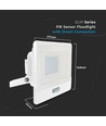 Projecteur LED 30W avec détecteur - Blanc, lampe de travail, puce LED Samsung