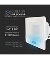 Projecteur LED 30W avec détecteur - Blanc, lampe de travail, puce LED Samsung