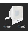 Projecteur LED 30W avec détecteur - Blanc, lampe de travail, puce LED Samsung