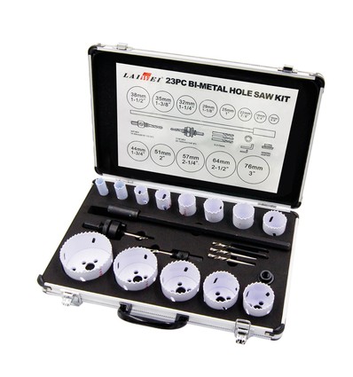 Coffret de 13 scies cloches - Ø16-76mm, mallette en aluminium