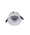 Spot encastrable 10W Ø8,5cm dimmable RA99 - IP54, perçage : Ø7,5 cm, dimensions : Ø8,5 cm, bord blanc