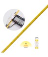 5m 7W/m 3mm Ruban LED COB RA93 - 24V DC, IP20, 400 LED par mètre, COB LED