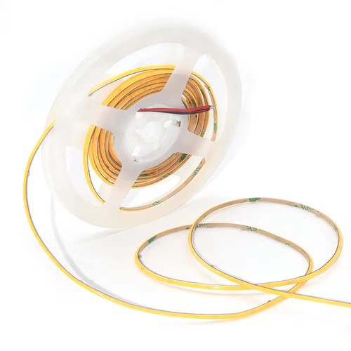 5m 7W/m 3mm Ruban LED COB RA93 - 24V DC, IP20, 400 LED par mètre, COB LED