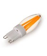 Lot de 10 ampoules G9 2W dimmables - 2700K, LED à filament