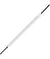 Réglette 60cm 18W, câblage traversant - 130lm/W, IP65