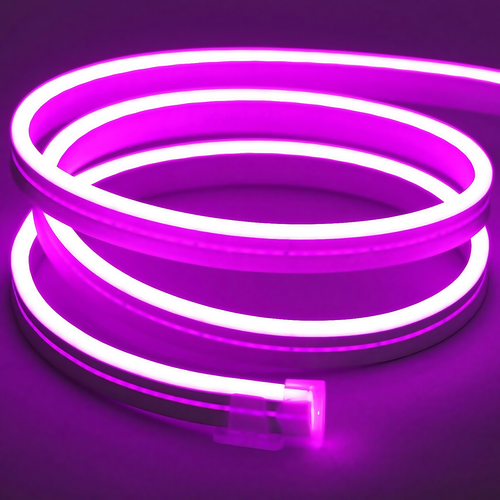 8W par mètre Violet 8x16 CLIP-ON Neon Flex LED - 24V DC, IP67