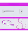 8W par mètre Violet 8x16 CLIP-ON Neon Flex LED - 24V DC, IP67
