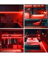 8W par mètre Rouge 8x16 CLIP-ON Neon Flex LED - 24V DC, IP67