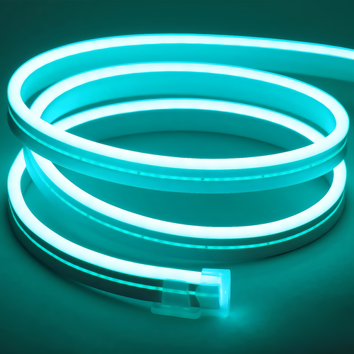8W par mètre Bleu clair 8x16 CLIP-ON Neon Flex LED - 24V DC, IP67
