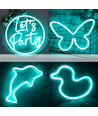 8W par mètre Bleu clair 8x16 CLIP-ON Neon Flex LED - 24V DC, IP67