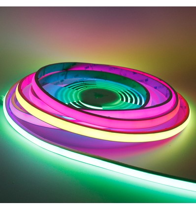 Bande LED Neon RGBIC COB 10m - 21W/m, 720 LED par mètre, 24V, IP67
