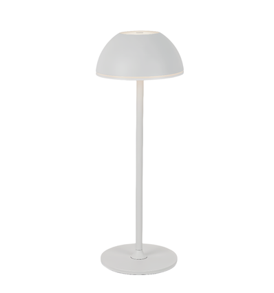 Lampe de table LED rechargeable intérieur/extérieur - Gris, tactile dimmable, 3 en 1, IP54 extérieur