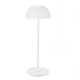 Lampe de table LED rechargeable intérieur/extérieur - Blanc, tactile dimmable, 3 en 1, IP54 extérieur