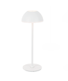 Lampe de table LED rechargeable intérieur/extérieur - Blanc, tactile dimmable, 3 en 1, IP54 extérieur