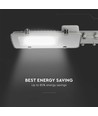 V-Tac lampe de rue LED 30W - Ø50/Ø60mm, puce Samsung, IP65, boîtier gris