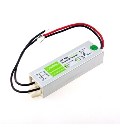 Alimentation 10W / 12V DC - 0.8A, IP67 étanche